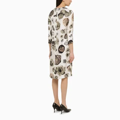 Shop Marni Silk Flower Collage Print Dress Women In Black