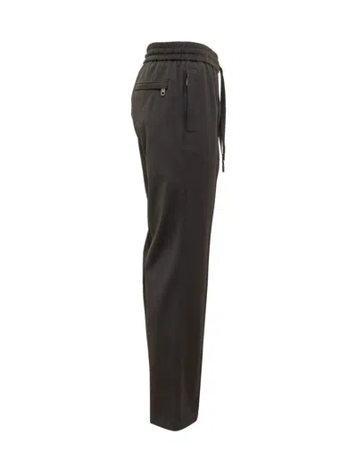 Shop Dolce & Gabbana Stretch Jersey Jogging Pants In Black