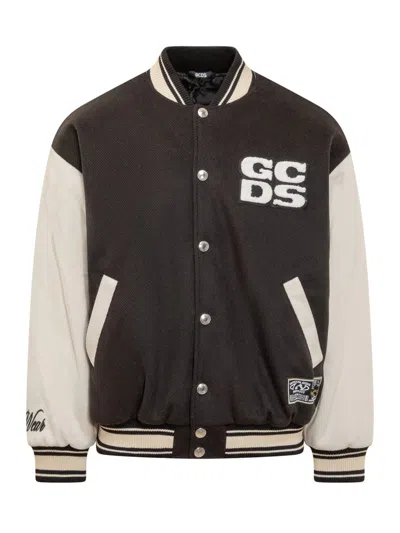 Shop Gcds Wirdo Jacket In Black