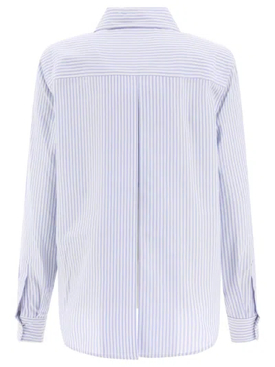Shop Palm Angels "monogram" Striped Shirt