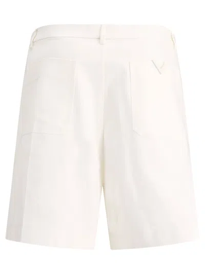 Shop Valentino Shorts With Rubberised V Detail