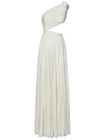 Shop Giambattista Valli Long Dress In Bianco