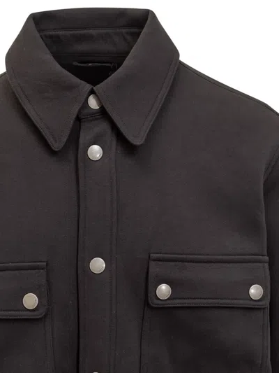 Shop Alanui Jacket Shirt In Black