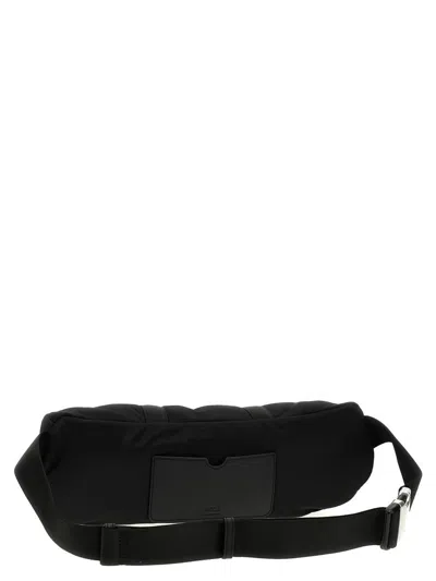 Shop Ami Alexandre Mattiussi Ami Paris 'ami De Coeur' Crossbody Bag In Black
