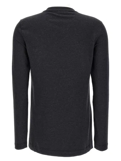 Shop Brunello Cucinelli 'monile' T-shirt In Gray