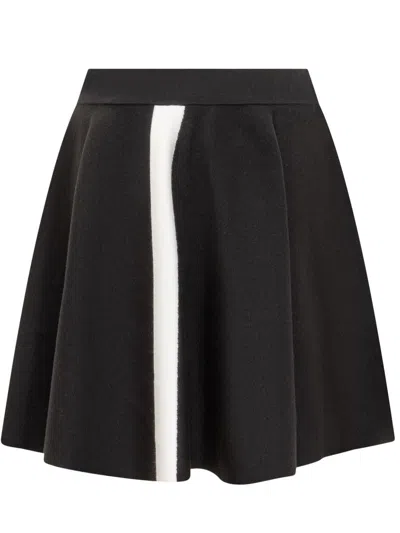 Shop Jw Anderson J.w. Anderson Skirt With Contrast Line. In Black