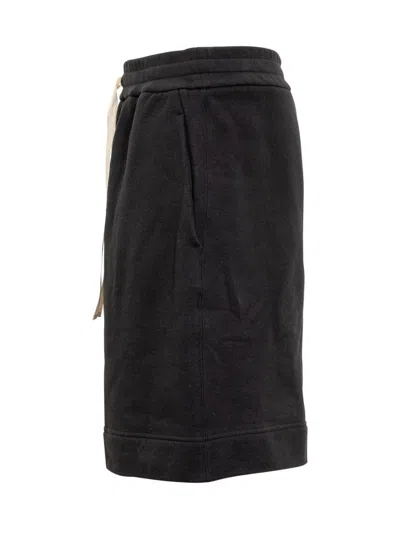Shop Jil Sander Cotton Shorts In Black