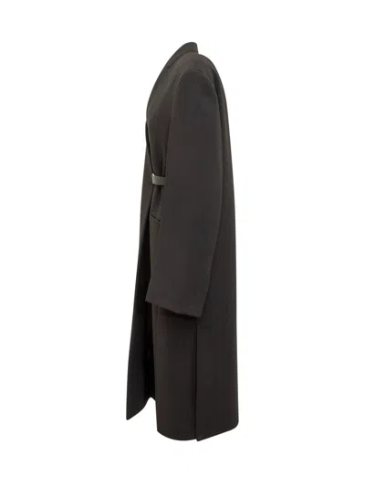 Shop Jil Sander Long Coat In Black