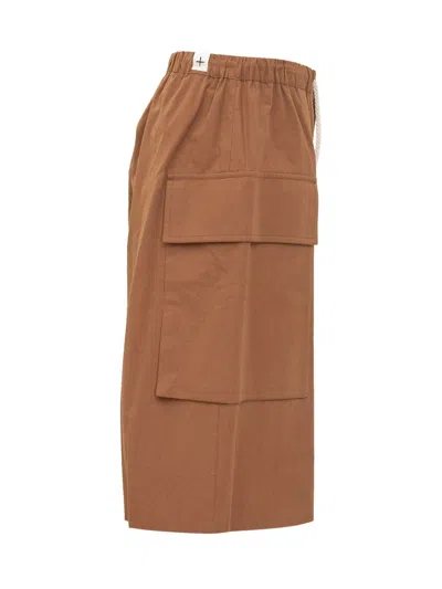 Shop Jil Sander Shorts In Brown