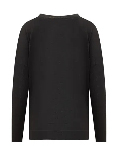 Shop Jucca Oversize Sweater In Black