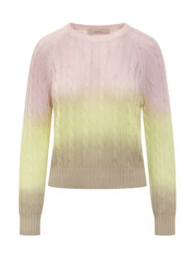 Shop Jucca Sweater Braids In Multicolor