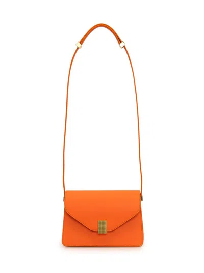 Shop Lanvin Concert Shoulder Bag In Orange