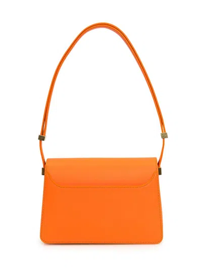 Shop Lanvin Concert Shoulder Bag In Orange