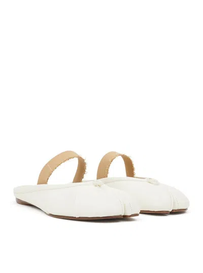 Shop Maison Margiela Ballerinas Shoes In White