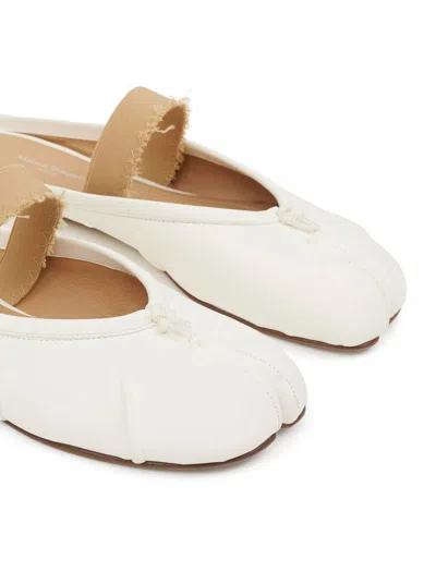 Shop Maison Margiela Ballerinas Shoes In White