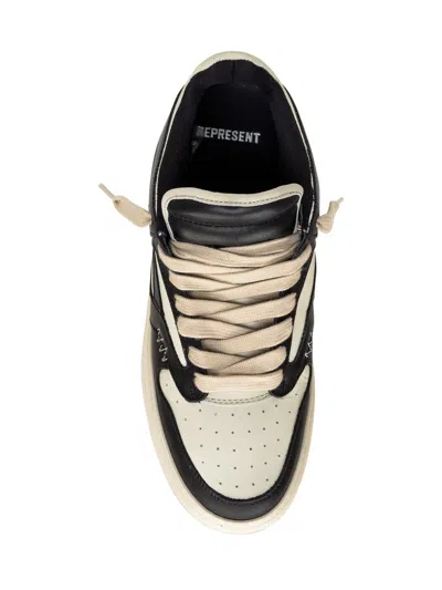 Represent Low Top Sneakers Featuring Contrast Panels In Black