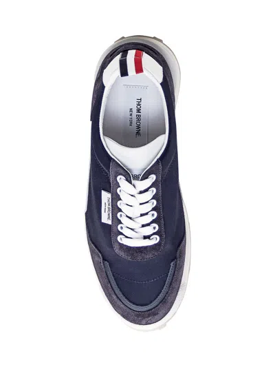 Shop Thom Browne Sneaker Alumni Trainer In Blue