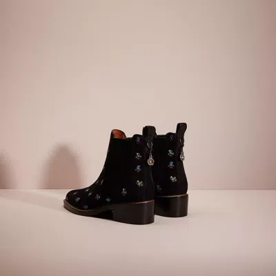 Shop Coach Restored Bowery Chelsea Boot In Black