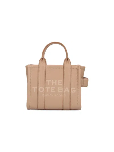 Shop Marc Jacobs 'the Mini Tote' Bag In Brown