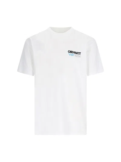 Shop Carhartt 's/s Contact Sheet' T-shirt In White