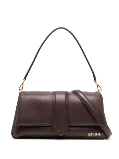 Shop Jacquemus Le Bambimou Leather Bag In ブラウン