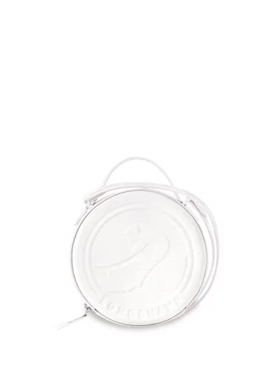 Shop Longchamp `box-trot Colors` Extra Small Crossbody Bag In White