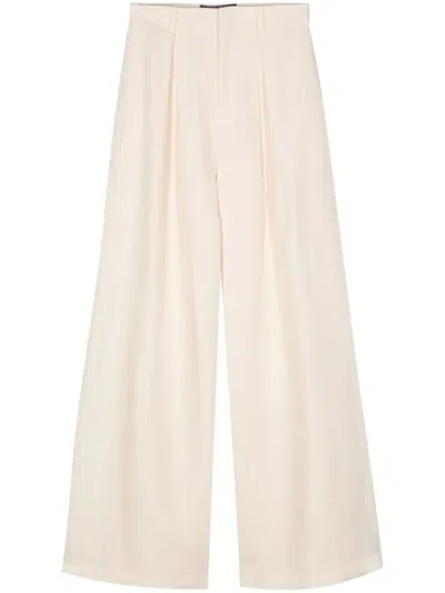 Shop Ralph Lauren `greer` Long Skirt In Beige