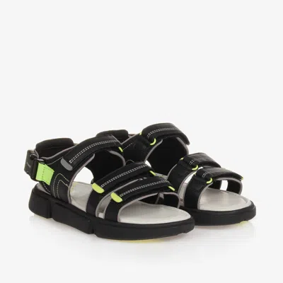 Shop Mayoral Teen Boys Black Velcro Sandals