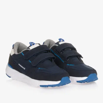 Shop Mayoral Teen Boys Blue Velcro Trainers