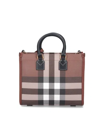 Shop Burberry Bags In Brown
