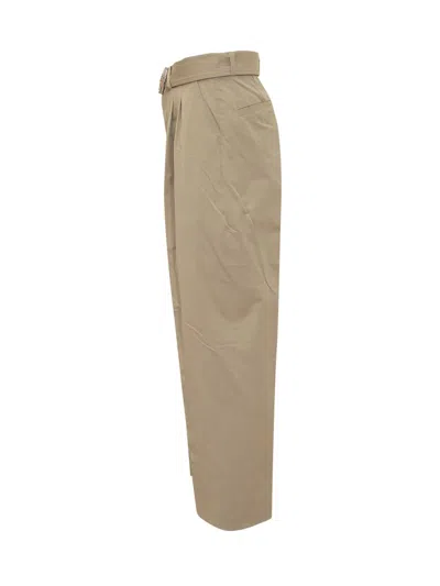 Shop Nanushka Caius Pants In Brown