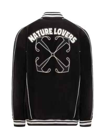 Shop Off-white Nature Lover Sweatshirt In Black