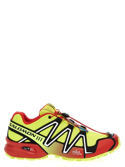 Shop Salomon 'speedcross 3' Sneakers In Multicolor