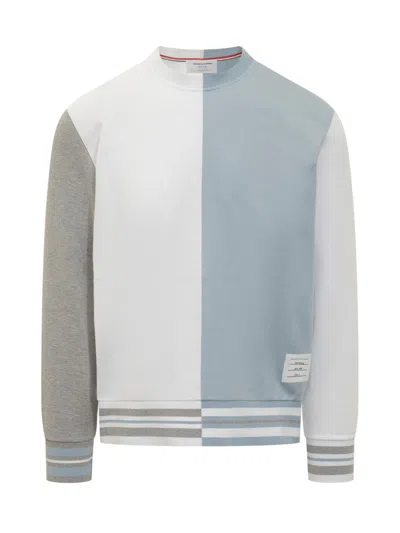 Shop Thom Browne Funmix Sweatshirt In White