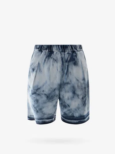Shop Laneus Bermuda Shorts In Blue