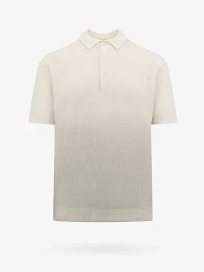 Shop Corneliani Polo Shirt In White