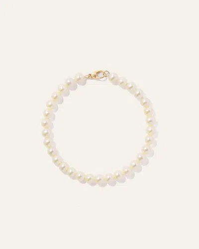 Quince Women's 14k Gold Freshwater Cultured Pearl Bracelet In Yellow Gold