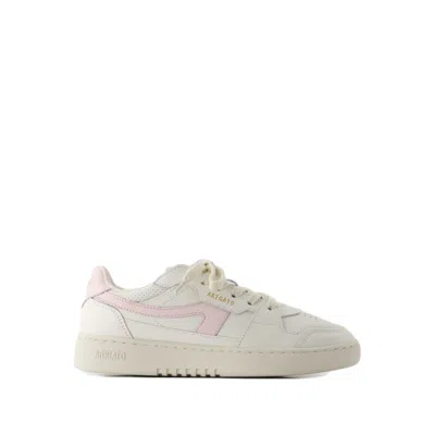 Shop Axel Arigato Dice A Sneakers - Leather - White/pink In Neutrals
