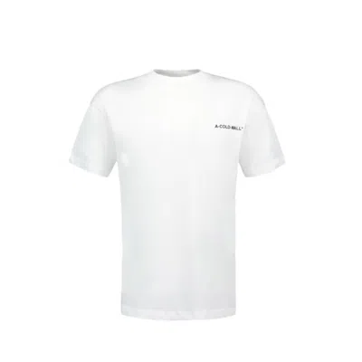 Shop A-cold-wall* Essentials Small Logo T-shirt - Cotton - White