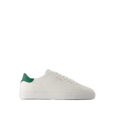 Shop Axel Arigato Clean 90 Sneakers - Leather - White/green