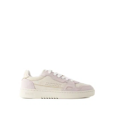 Shop Axel Arigato Dice Lo Sneakers - Leather - Beige/lilac In Neutrals