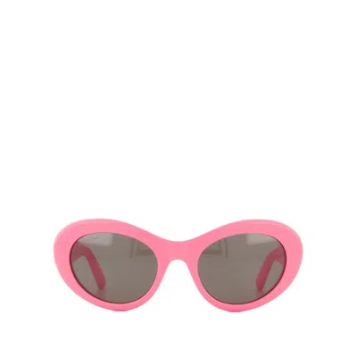 Shop Balenciaga Sunglasses - Pink/grey In Brown