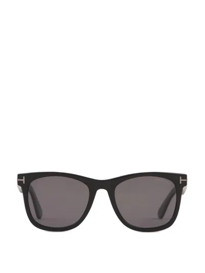 Shop Tom Ford Eyewear Kevyn Square Frame Sunglasses In Black