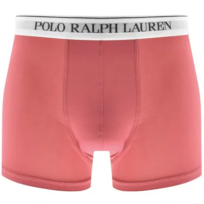 Shop Ralph Lauren Underwear 3 Pack Trunks In Pink