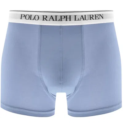 Shop Ralph Lauren Underwear 3 Pack Trunks In Blue
