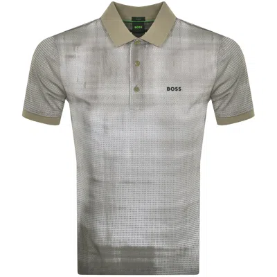 Shop Boss Athleisure Boss Paddy 4 Polo T Shirt Khaki