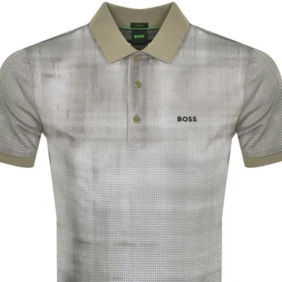Shop Boss Athleisure Boss Paddy 4 Polo T Shirt Khaki