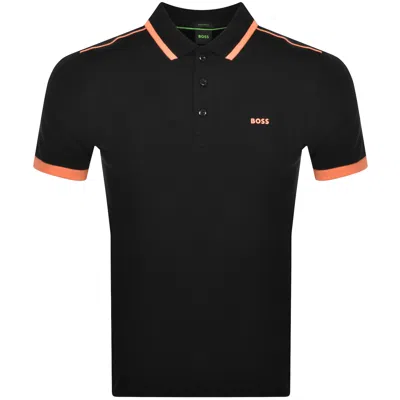 Shop Boss Athleisure Boss Paddy 1 Polo T Shirt Black