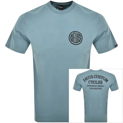 Shop Deus Ex Machina Clutch T Shirt Blue