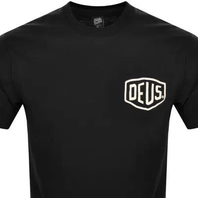 Shop Deus Ex Machina Classic Parilla T Shirt Black
